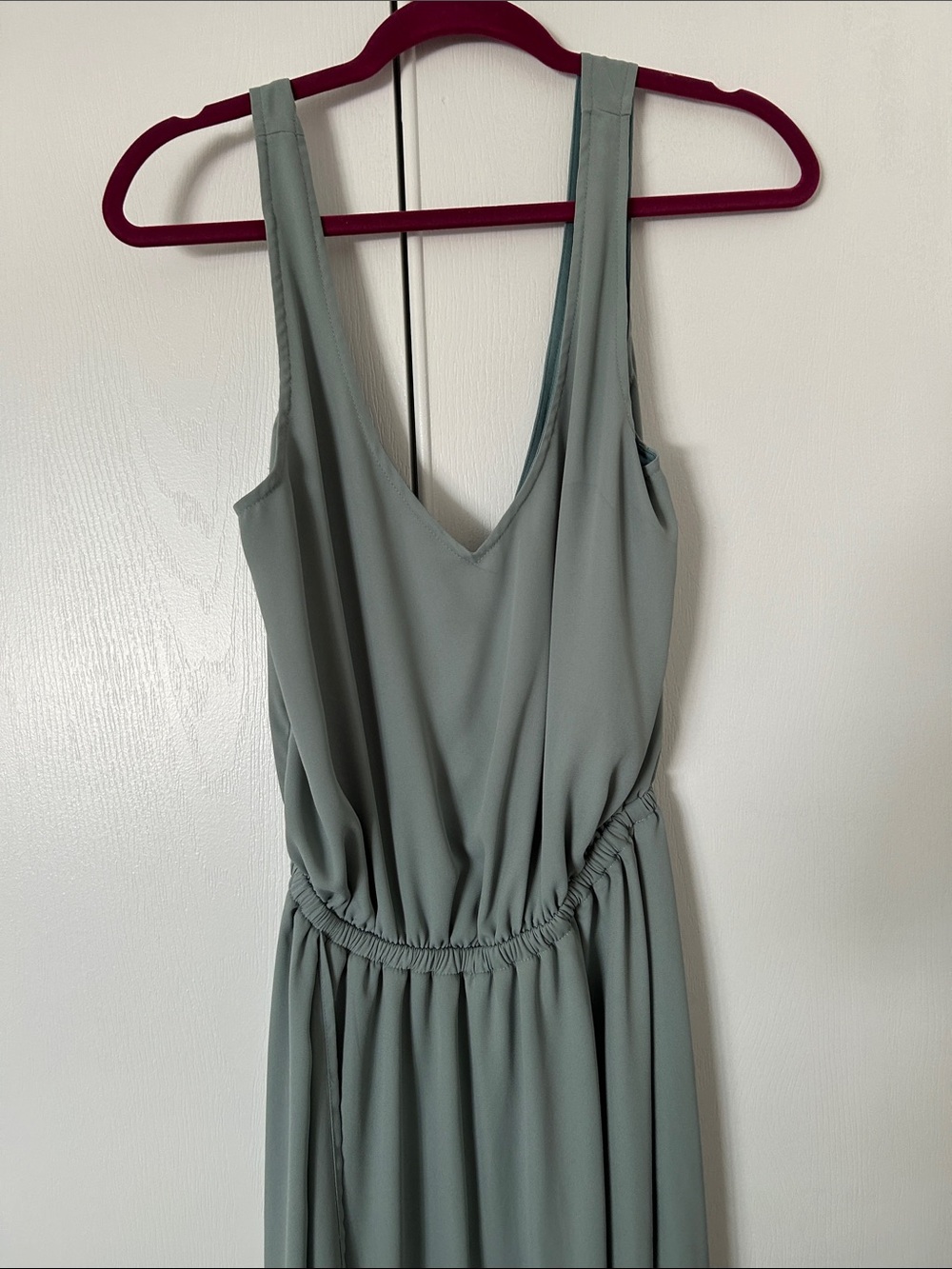 Show me your Mumu Sage Green Sleeveless Maxi Dress - Women's